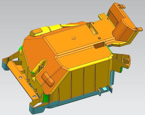 塑膠模具設計之機殼蓋子產品修補片體做法跟講解